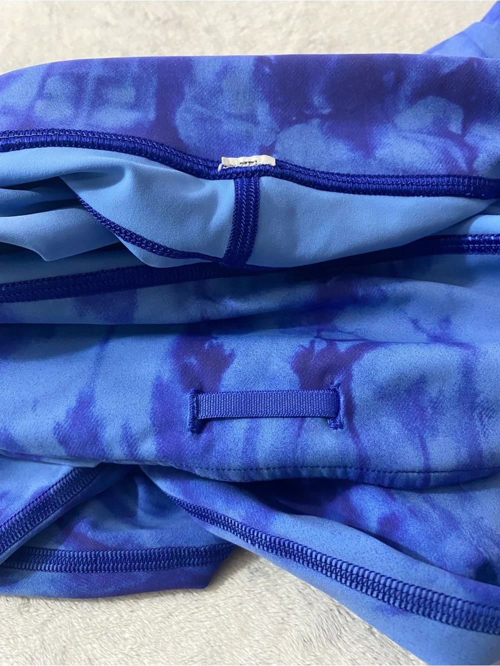 Lululemon Women’s Fast Free Tight II Game Day Blue Multi Reflective Size 8